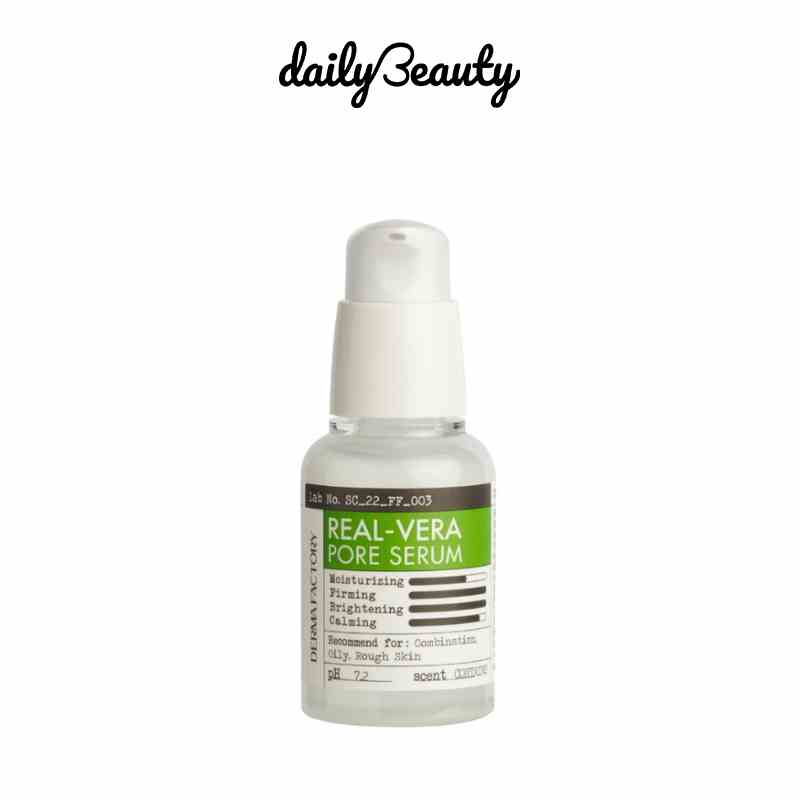 Tinh chất lô hội Derma Factory Real - Vera Pore Serum 30ml Daily Beauty Official