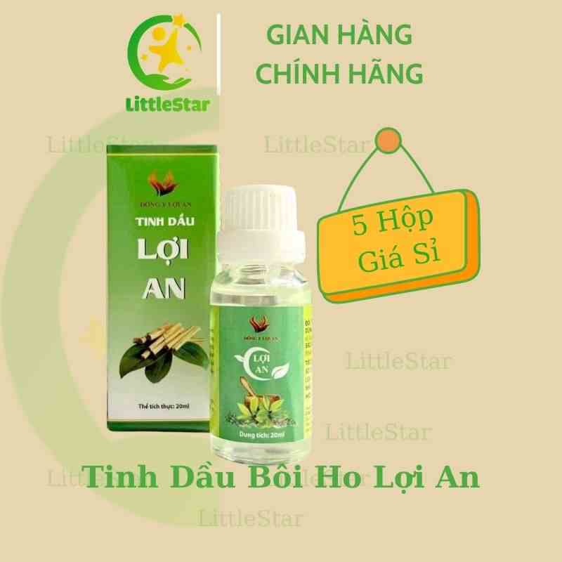 [Giá Sỉ] 5 Lọ Tinh Dầu Lợi An - Dầu Bôi Ho - Sổ Mũi - Đờm - Khò Khè Cho Bé