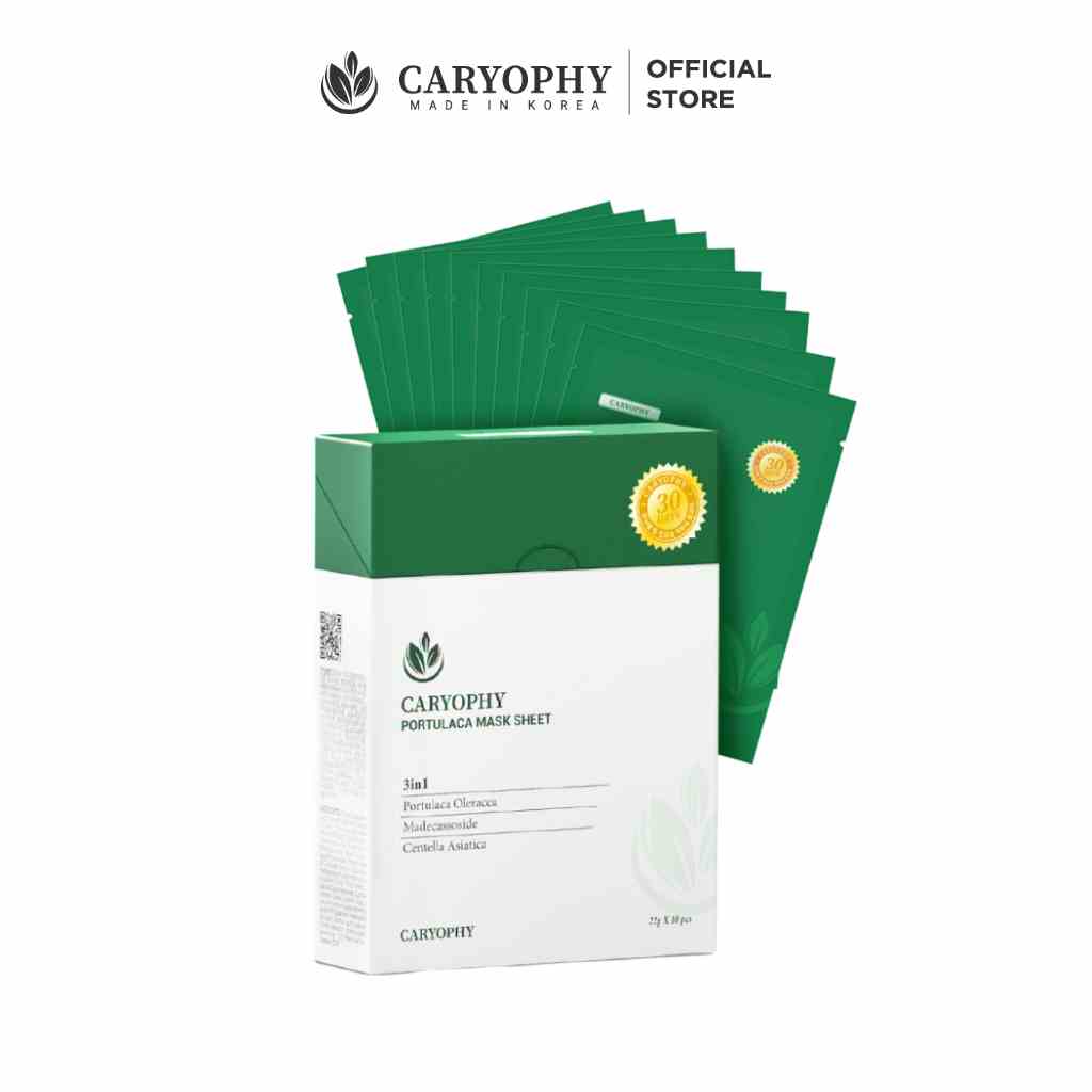 Hộp 10 mặt nạ Caryophy Portulaca Mask Sheet