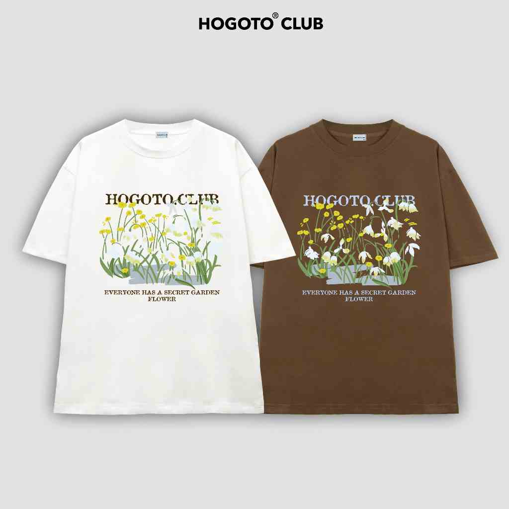 Áo thun Local Brand HOA EVERYONE HOGOTO unisex 100% cotton 260GSM - shop Hogotoclub - nam nữ from rộng oversize