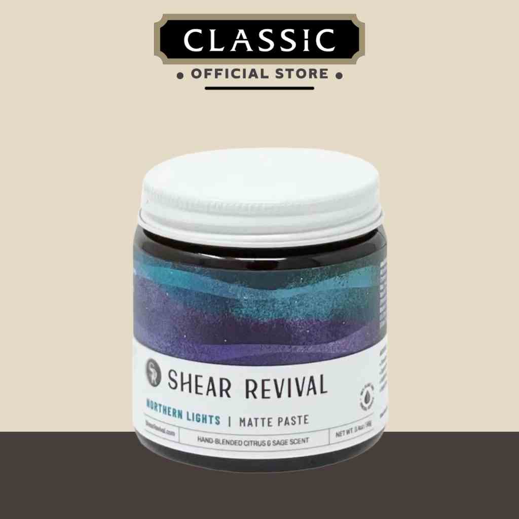 [Mã BMTTC60K giảm đến 60K đơn 50K] Sáp Vuốt Tóc Shear Revival Northern Lights Matte Paste 96gr