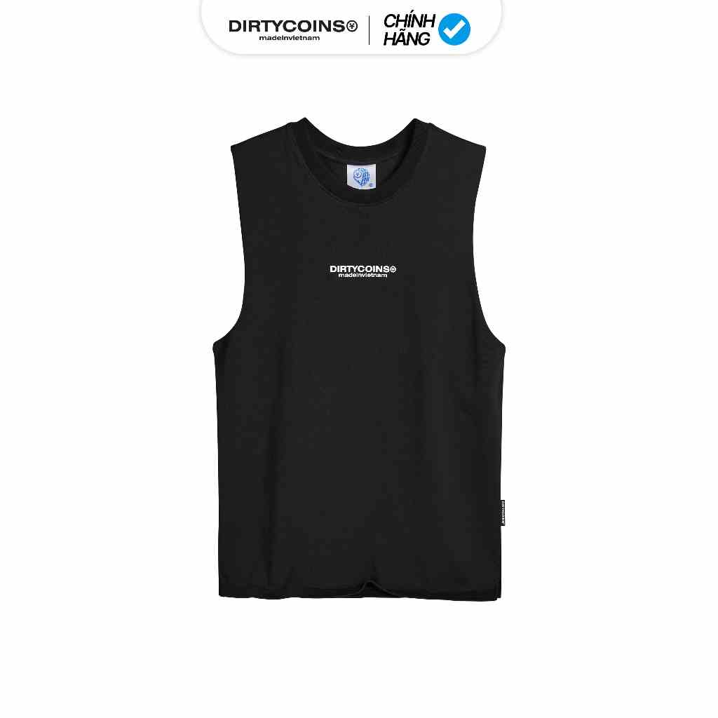 Áo Thun DirtyCoins Logo Relaxed Tank Top - Black