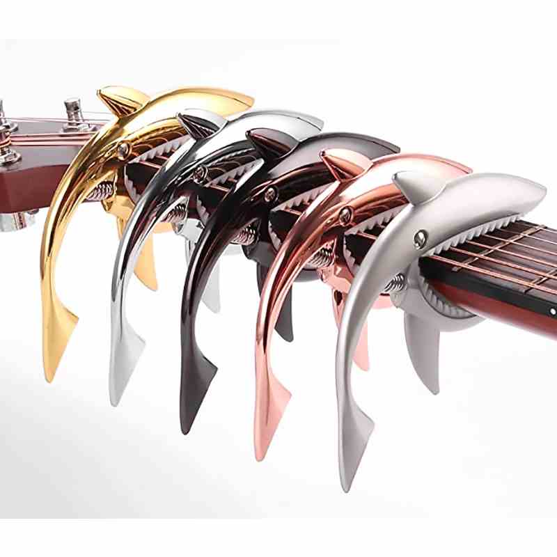 Capo Guitar, Shark Guitar Capo -  Kzm Kurtzman SC-4 (SC4) - Dành cho Guitar Acoustic, Electric Guitar - Màu ngẫu nhiên