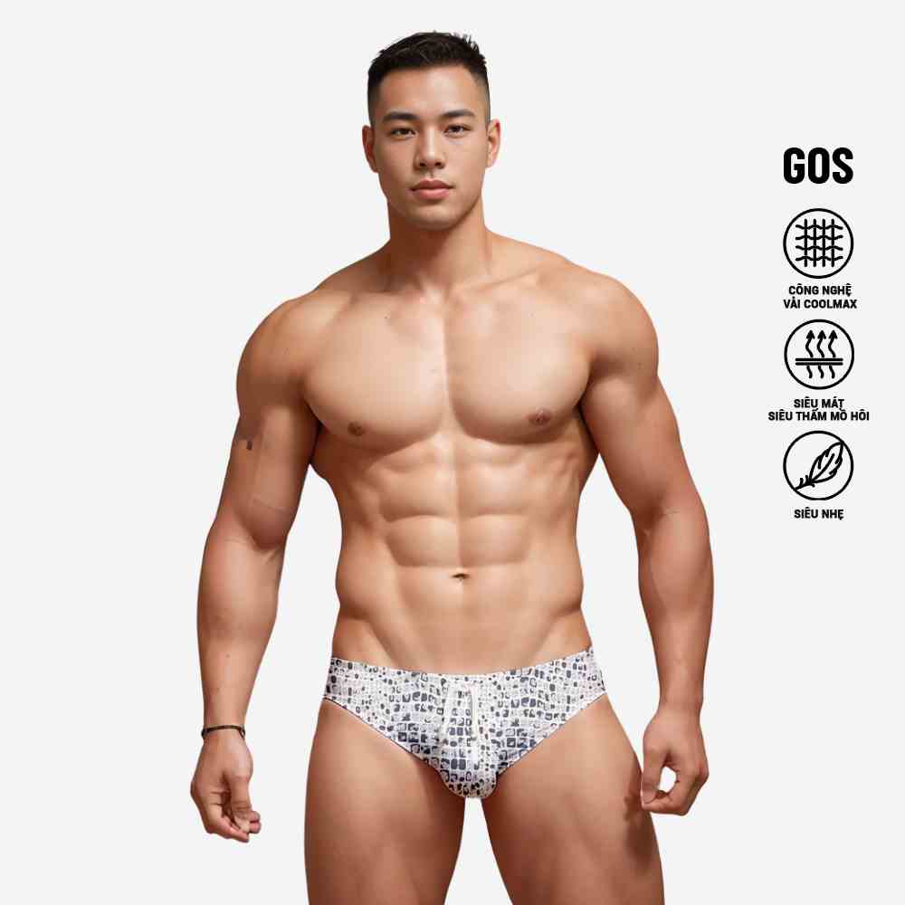 [Mã BMLTB35 giảm đến 35K đơn 99K] Quần bơi brief GOS Swimwear S12 Himalaya