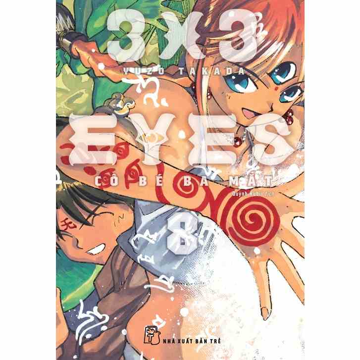 Sách - 3x3 Eyes - Cô Bé Ba Mắt 08 (NXB Trẻ)