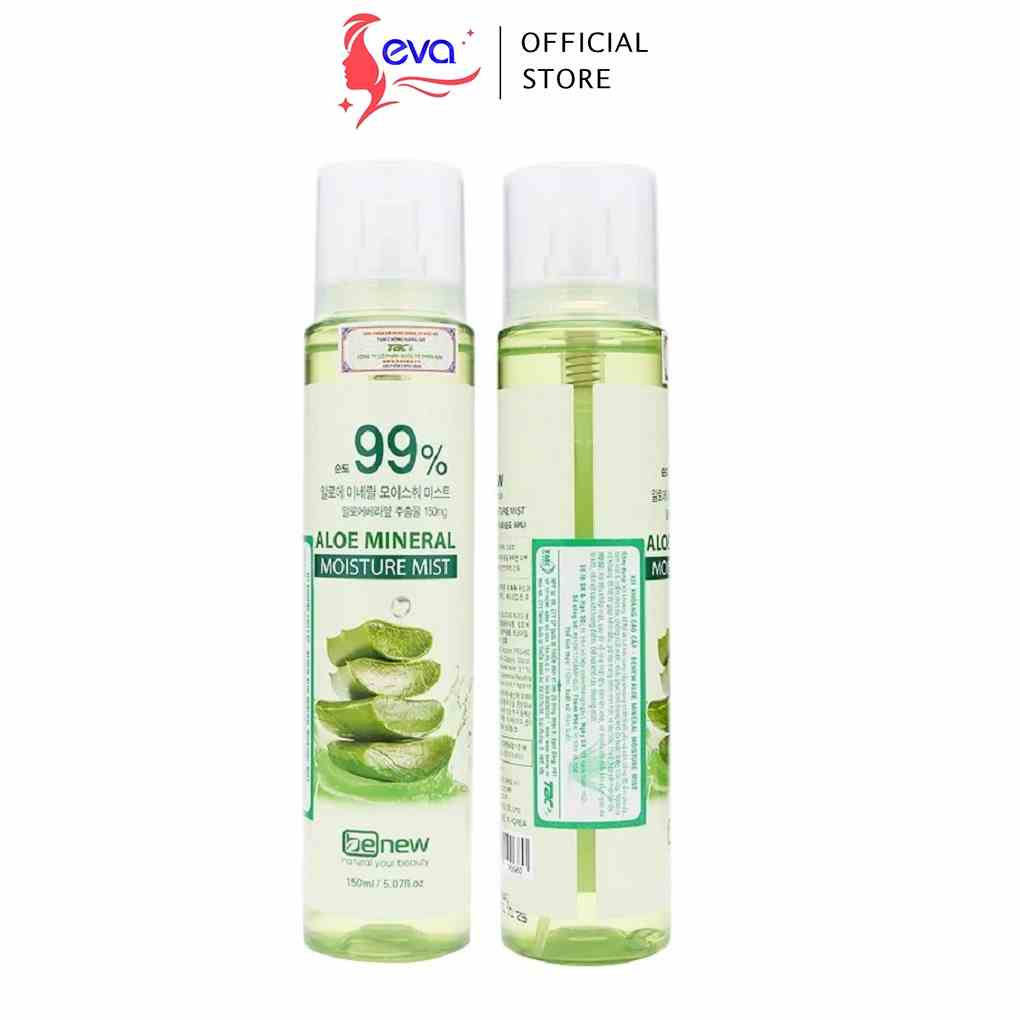 [Mã ICBFRI15 giảm 10% đơn 0đ] Xịt khoáng Lô Hội Benew Aloe Mineral Moisture Mist 150ml