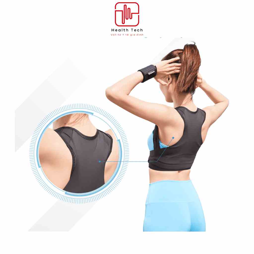 Đai chống gù lưng Bonbone Pita Sapo Posture dành cho người lớn, trẻ em trên 8 tuổi - Healthtech