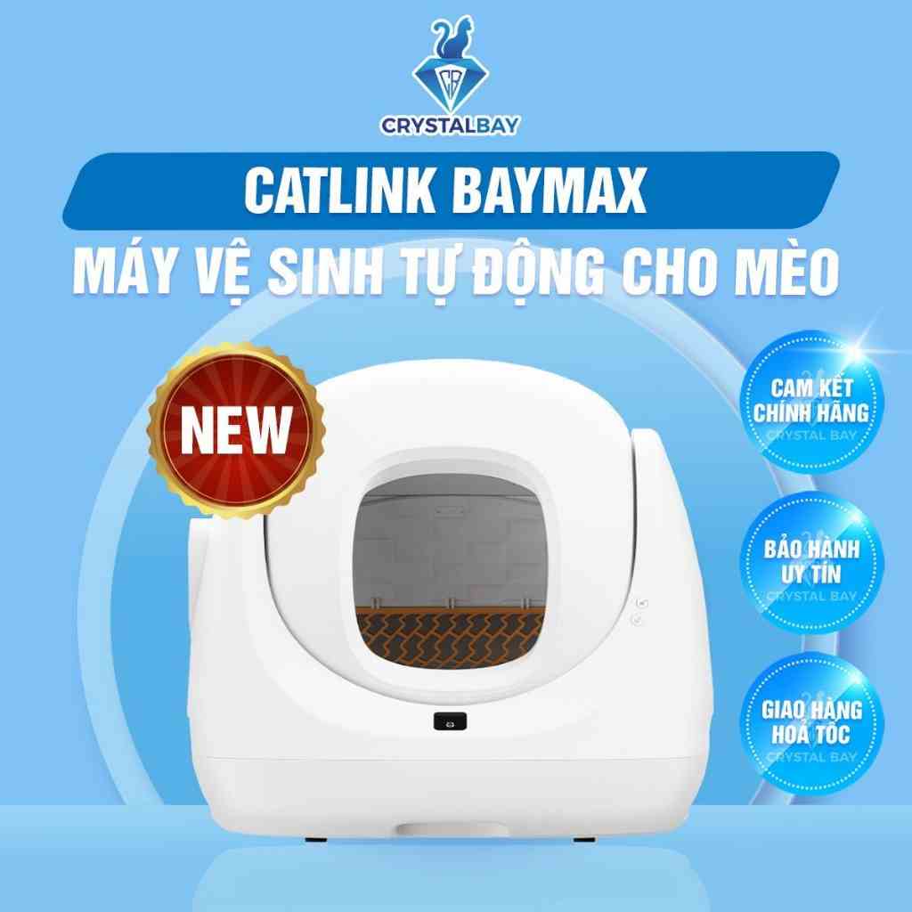 [Mã BMLTA35 giảm đến 35K đơn 99K] Máy Vệ Sinh Tự Động Cho Mèo Catlink Baymax - Crystal Bay