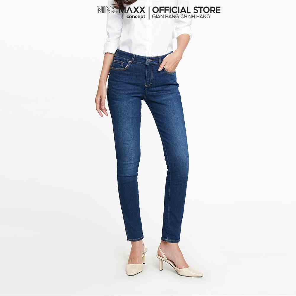 [Mã BMLT30 giảm đến 30K đơn 299K] N&M Quần jean Nữ form regular fit cotton 2203051