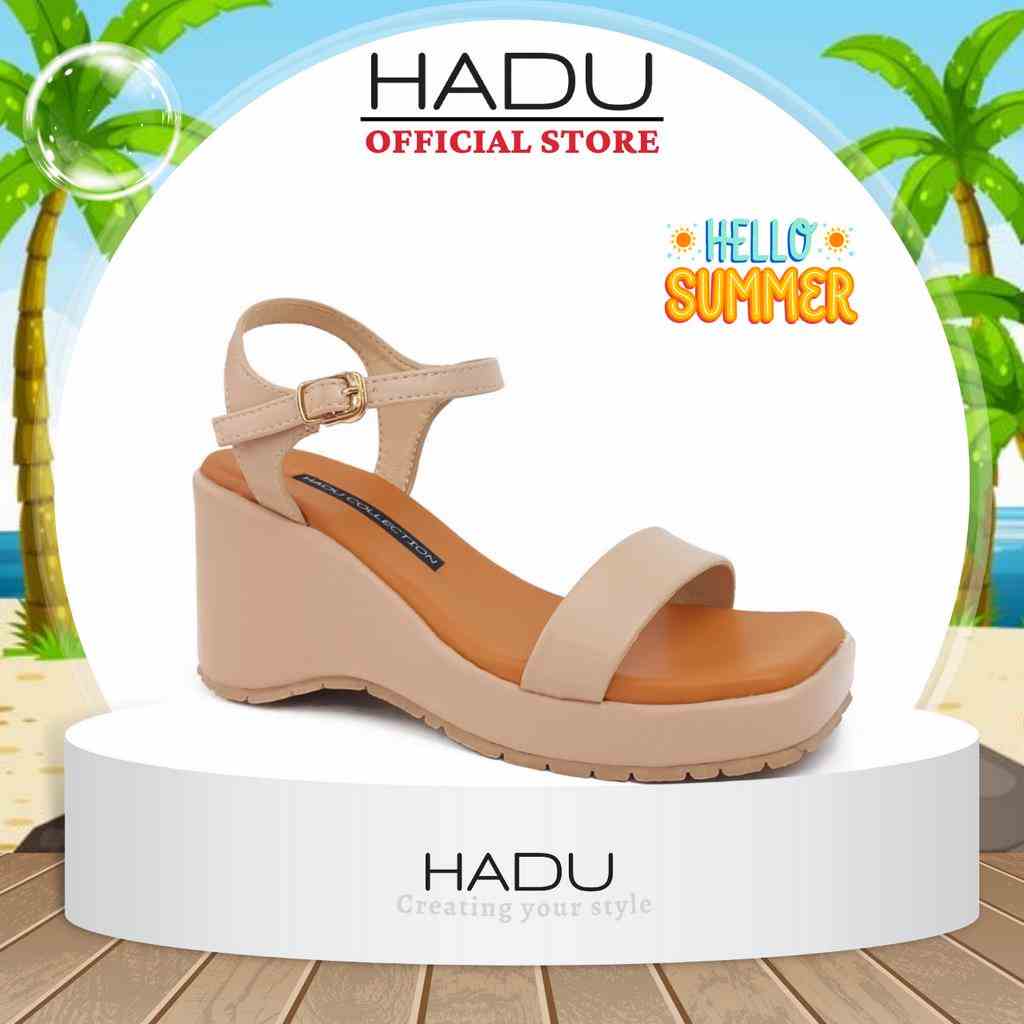 [Mã FA10K28 giảm đến 10k đơn 99k] Giày Sandal Đế Xuồng 8P Quai Ngang Tamira HADU MX15 Đệm Mút Siêu Êm Ái, BH 24 Tháng