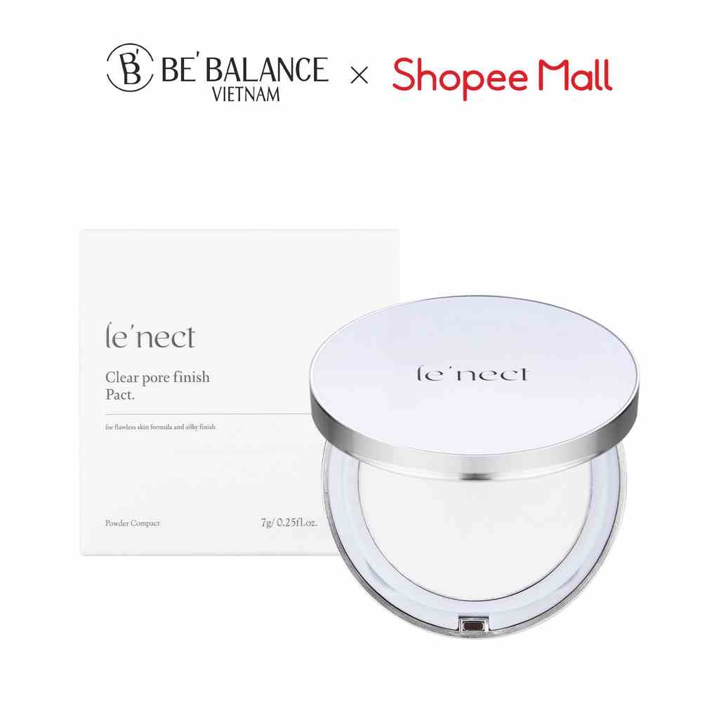 Phấn phủ BeBalance Lenect Clear Pore Finish Pact 7gr