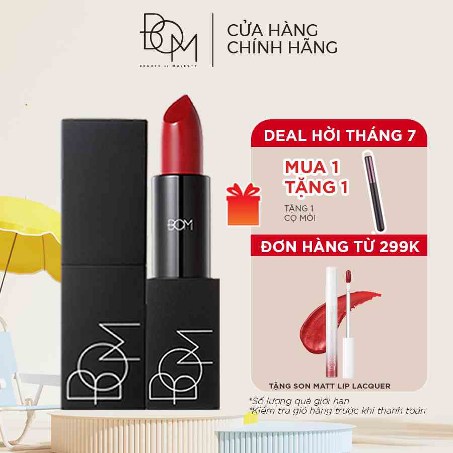 [Mã BMLTB35 giảm đến 35K đơn 99K] Son Thỏi Lì Mịn Mượt Môi BOM My Lipstick 3.5g