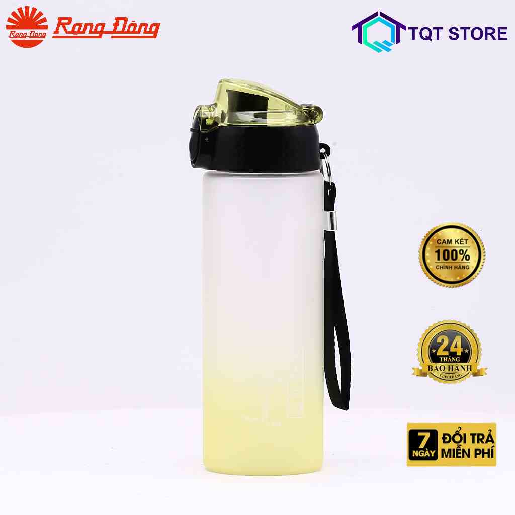 Bình đựng nước cầm tay Rạng Đông 500ml Vỏ nhựa PC cao cấp nhỏ gọn và tiện lợi Model: RD-05P1 - 0.5L