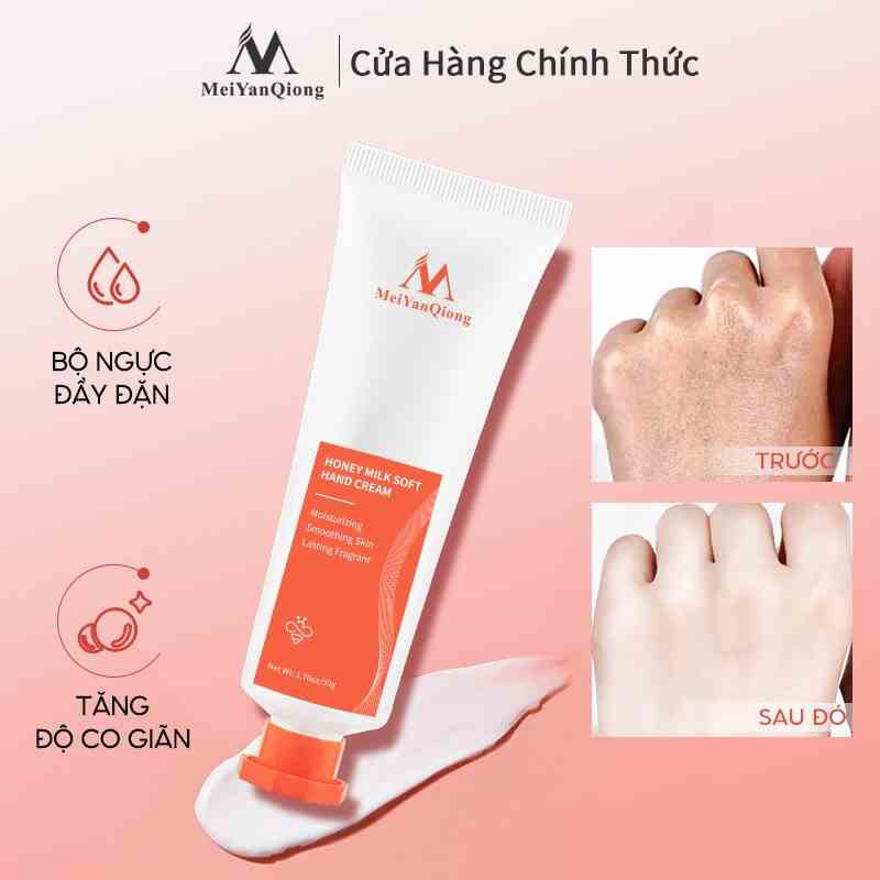 Kem dưỡng da tay MeiYanQiong chiết xuất từ sữa ong chúa dưỡng ẩm dưỡng trắng da chống Lão Hóa Giảm Khô 50g