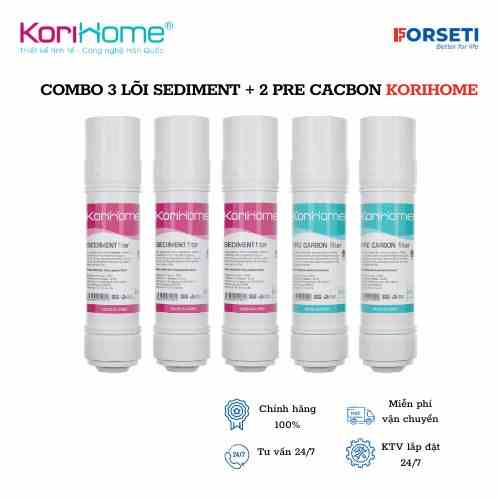 [Mã BMLTB200 giảm đến 100K đơn 499K] Combo 3 lõi sedment 2 lõi pre carbon cho máy Korihome wpk-G61, wpk-G60s.....