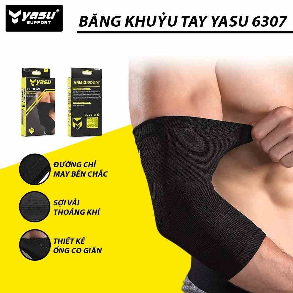 Băng bảo vệ khuỷu tay cho bóng rổ, bóng chuyền Yasu 6307 (1 chiếc)