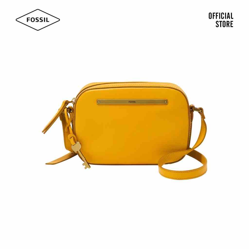 [Mã BMLTA35 giảm đến 35K đơn 99K] Túi đeo chéo nữ Fossil Liza Camera Bag ZB1771717 - màu vàng