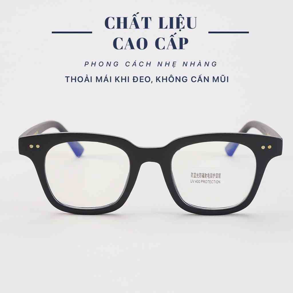 Gọng kính cận nam nữ mắt vuông chữ V phụ kiện thời trang LB Eyewear 2031