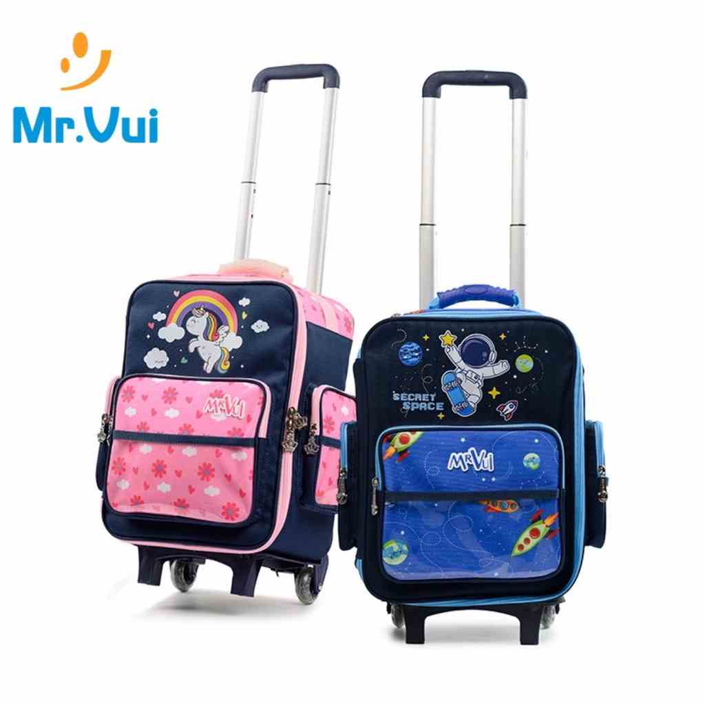 [Mã BMLTB35 giảm đến 35K đơn 99K] Vali cho bé Mr Vui VLEB202 phù hợp cho bé đi du lịch (45 x 28 x 21 cm)