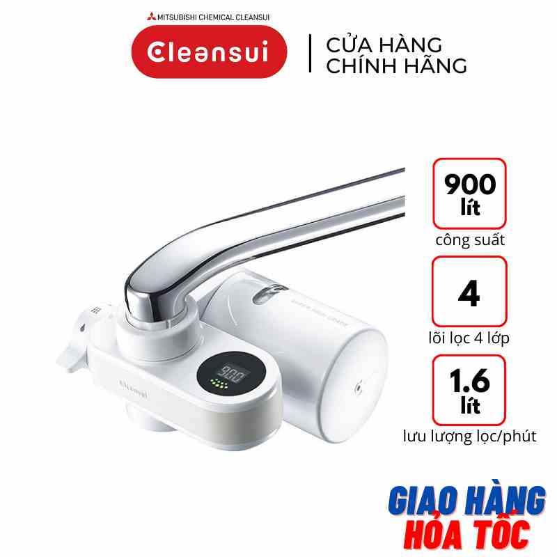 Thiết bị lọc nước gắn vòi rửa (nước uống / nước máy) không điện Mitsubishi Cleansui EF102 - Hàng chính hãng