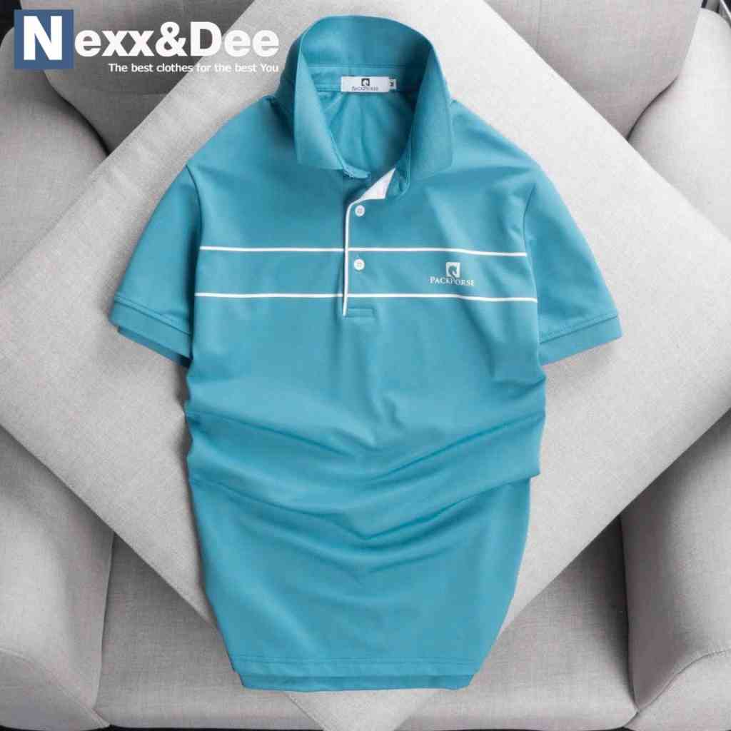 Áo thun POLO nam cá sấu phối sọc ngang có cổ bẻ trung niên lịch lãm big size 3XL Nexx&Dee cao cấp CS28