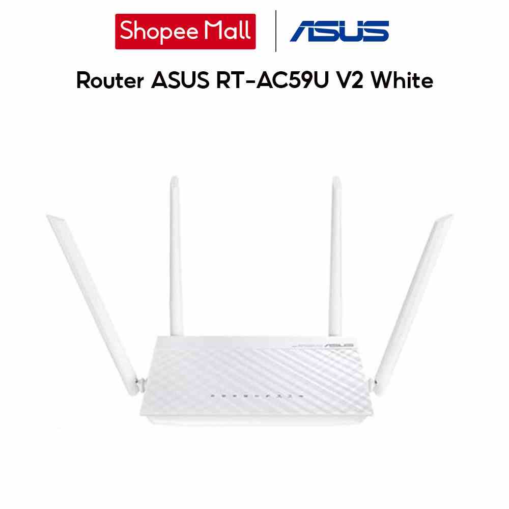 [Mã ELCL7 giảm 7% đơn 300K] Router ASUS RT-AC59U V2 White