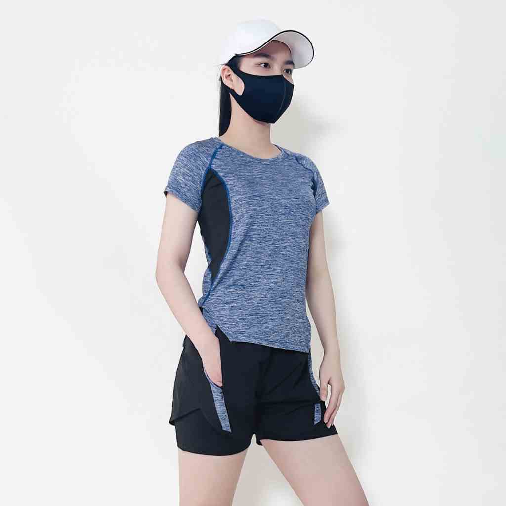 Bộ đồ thể thao Gladimax Boxer Active S005 & Áo Glacool T002 Pro mặc chạy bộ, tập gym, aerobics, ...