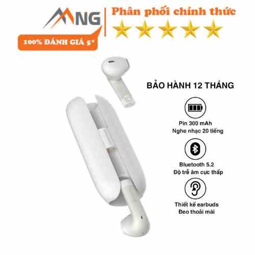 Tai nghe bluetooth không dây nhét tai Devia có mic nghe nhạc liên tục 20h - hàng chính hãng bảo hành 12 tháng