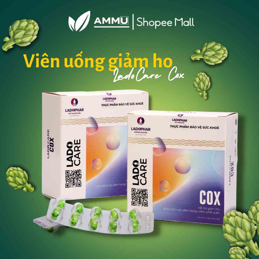 [Mã BMLTB35 giảm đến 35K đơn 99K] Viên uống Ladophar LadoCare Cox H30 viên.