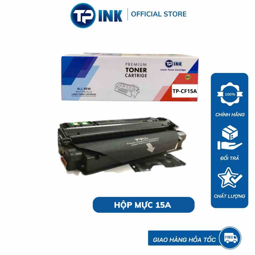 [Mã BMLTB200 giảm đến 100K đơn 499K] Hộp mực 15A thương hiệu TP-Ink sử dụng cho máy in HP 1000.1200.1300.Canon 1210