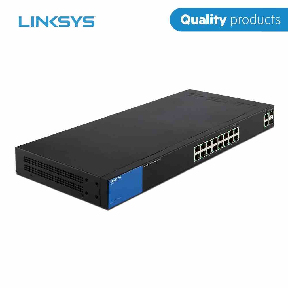 [Mã ICBFRI300 giảm 10% đơn 249K] Switch 16 cổng Business Smart Gigabit LINKSYS LGS318