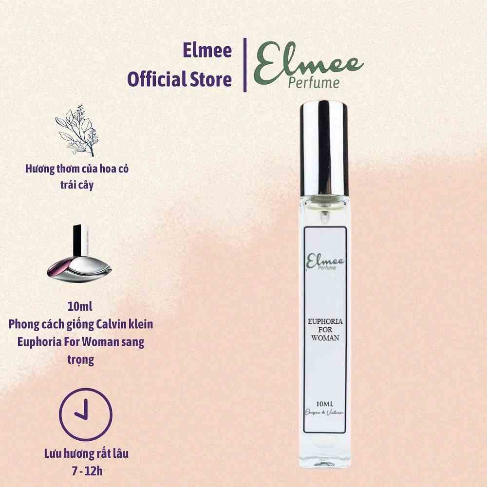 [Mã BMLTB200 giảm đến 100K đơn 499K] Nước hoa nữ Euphoria For Woman 10ml Elmee bí ẩn quyến rũ tinh tế