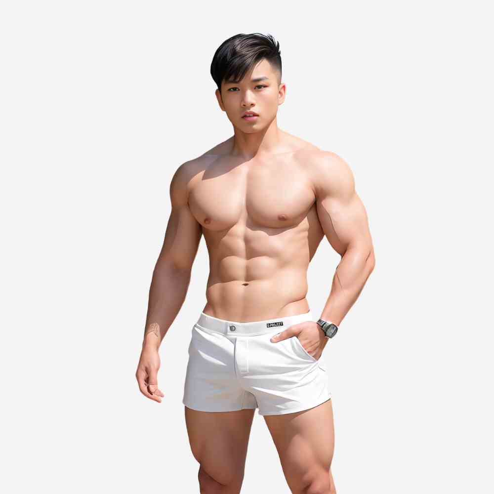 [Mã BMLTB35 giảm đến 35K đơn 99K] Quần short đùi đi biển GOS Beach S12 (Siêu ngắn)