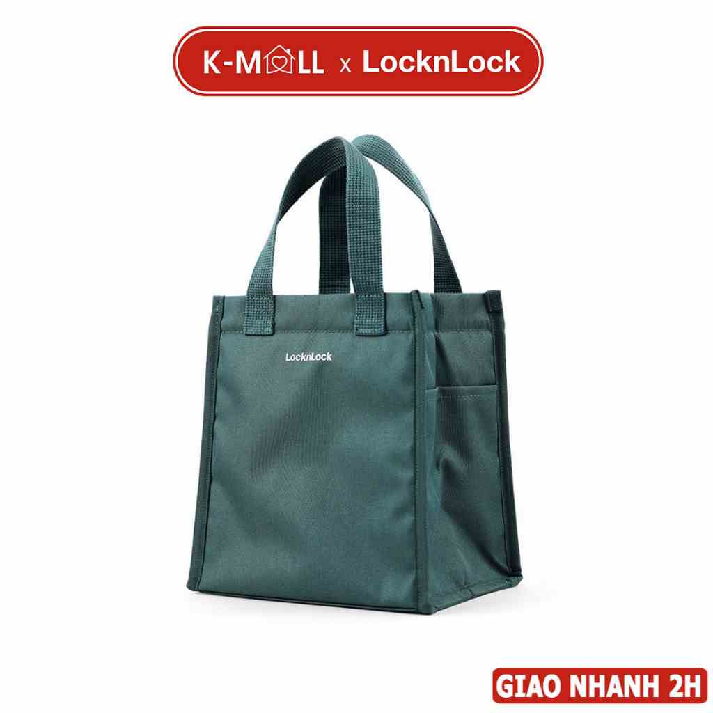 Túi đựng bộ hộp cơm LocknLock Daily Cooler Bag, Màu xanh lá HWB820 HWB820GRN - K-MALL