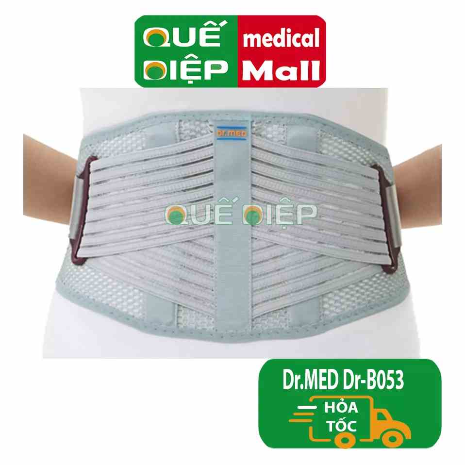 ĐAI LƯNG HÀN QUỐC Dr.MED DR-B053 - B053 thông gió, hỗ trợ eo, đau lưng, thoái hóa cột sông, thoát vị đĩa đệm, thần kinh