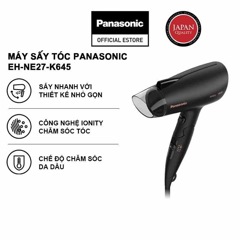 Máy sấy tóc Panasonic EH-NE27-K645 - Công nghệ ionity - Hiệu quả sấy lên tới 2000W