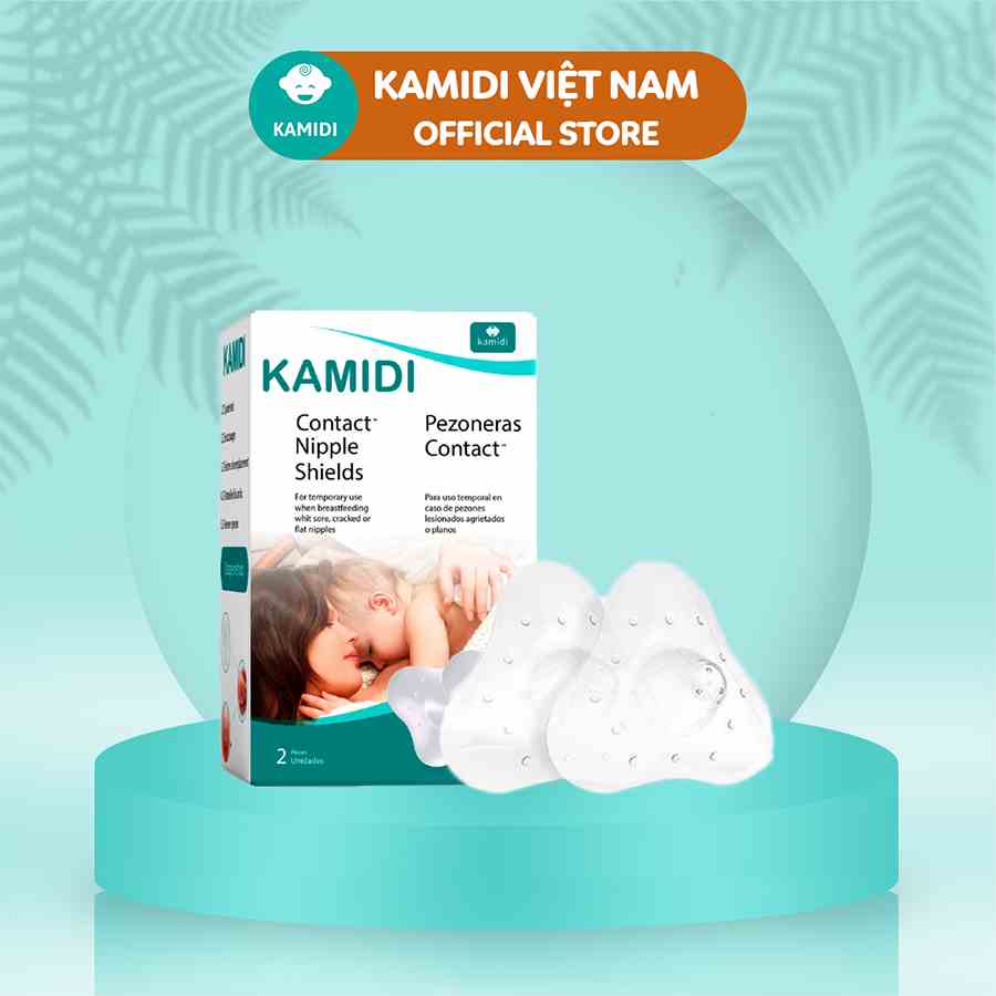 Núm Trợ Ti Kamidi Hỗ Trợ Cho Bé Và Bảo Vệ Đầu Ngực Cho Mẹ