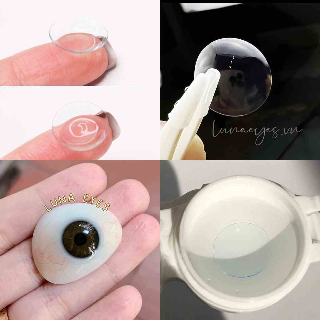 Kính áp tròng LUNA EYES CLEAR - Lens size nhỏ trong suốt