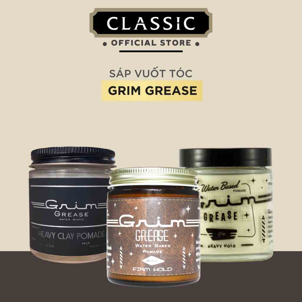 [Mã BMTTC60K giảm đến 60K đơn 50K] Tổng Hợp Sáp Vuốt Tóc Grim Grease