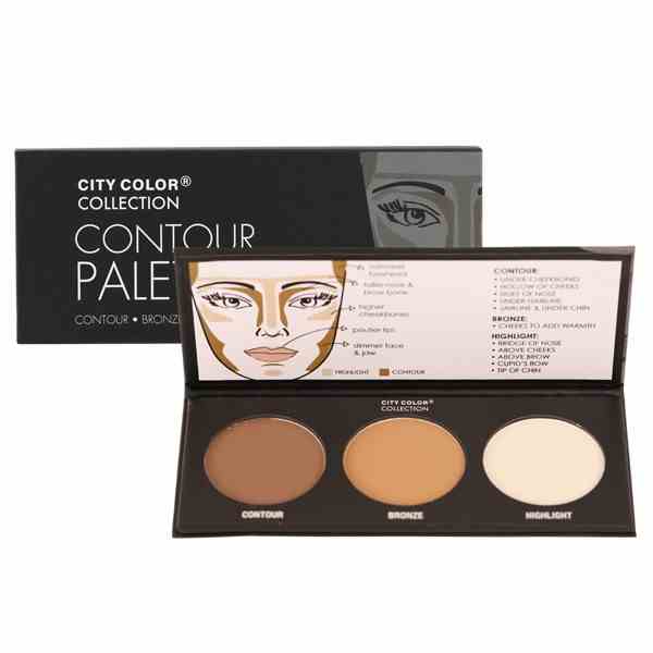 [Mã BMLTB200 giảm đến 100K đơn 499K] Phấn Tạo Khối City Color 3 ô Contour Effects 100g