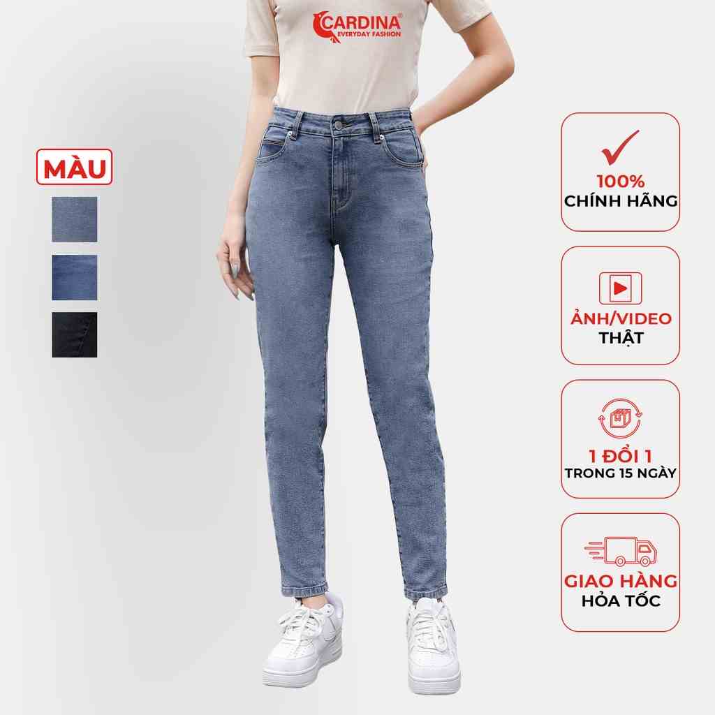 Quần Jeans Nữ 𝐂𝐀𝐑𝐃𝐈𝐍𝐀 Cao Cấp Dáng Skinny Cài Khuy Có Khóa Kéo 2QF16 (Không Kèm Áo)