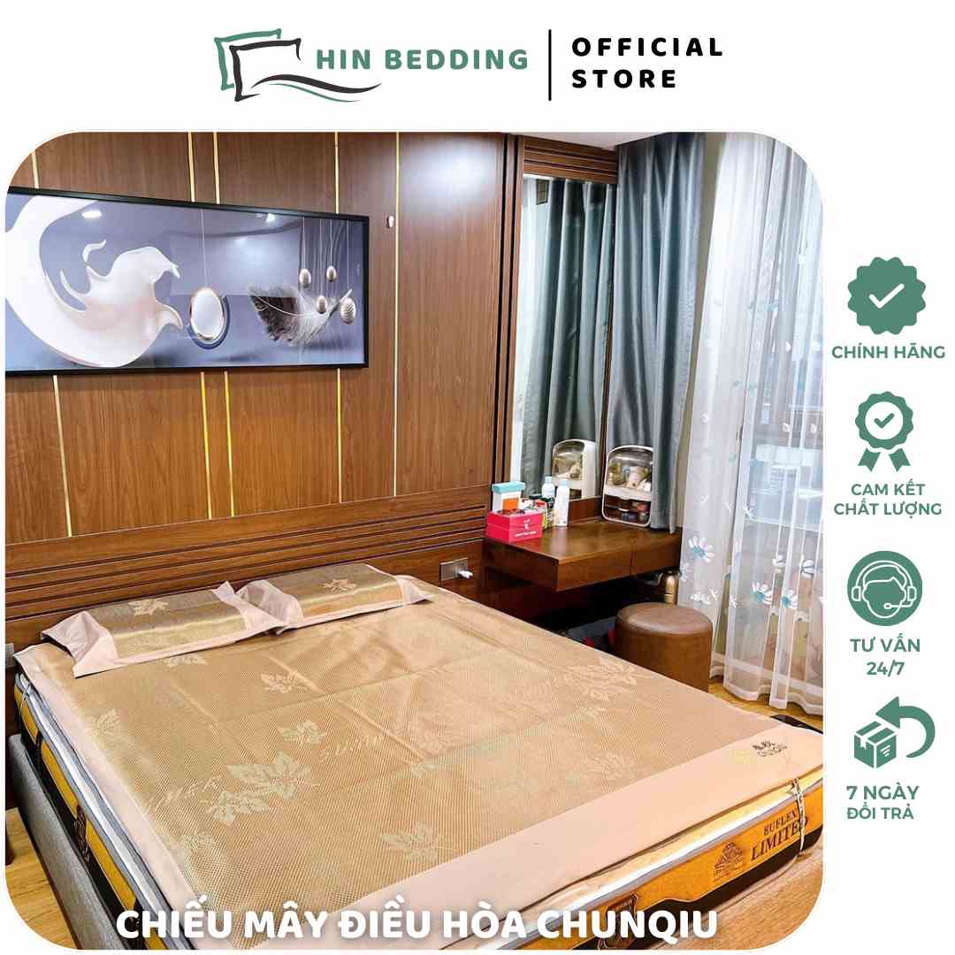 Chiếu mây điều hòa Chunqiu HIN BEDDING cao cấp nhập khẩu chính hãng đủ kích thước , mát lạnh và êm ái