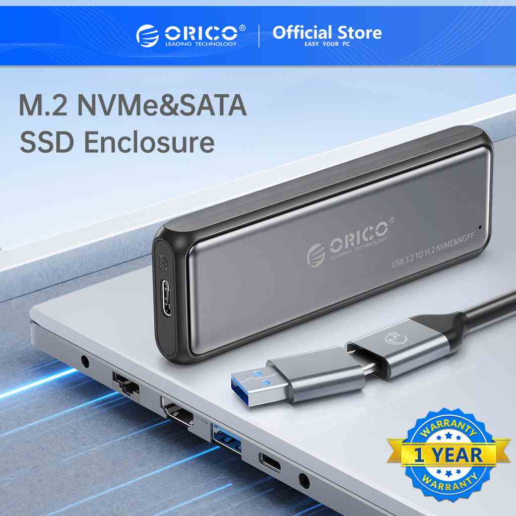 Ổ Cứng SSD ORICO M.2 NVMe / SATA SSD 10Gbps M2 Bằng Nhôm