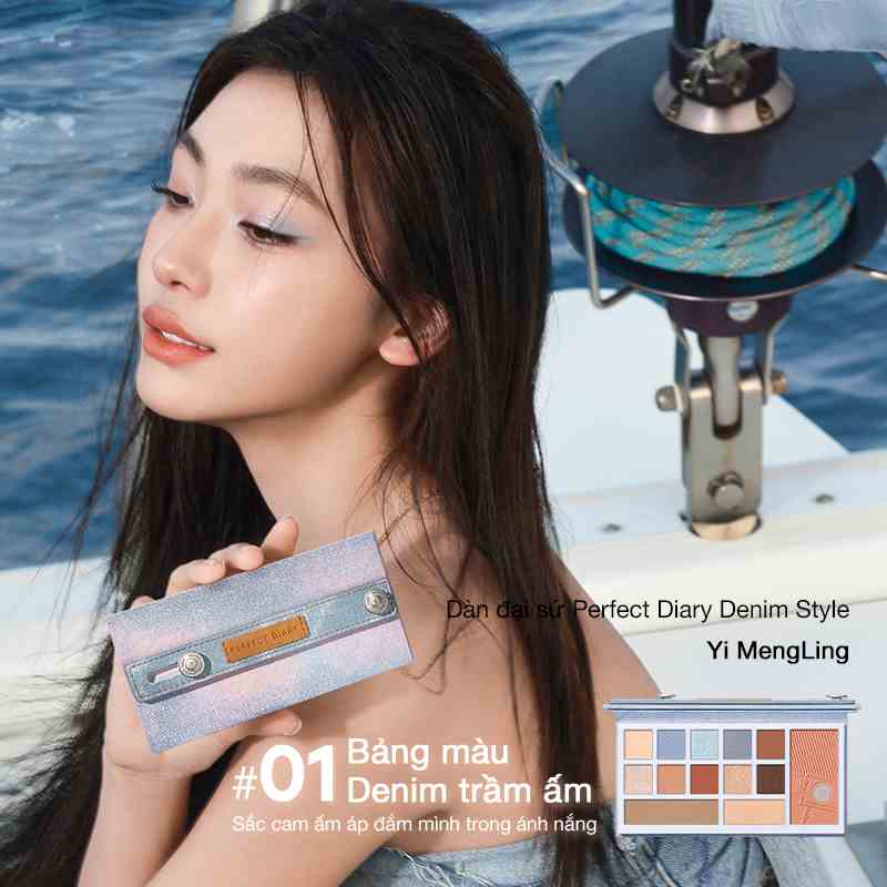 Perfect diary Bảng mắt và má designer 16g