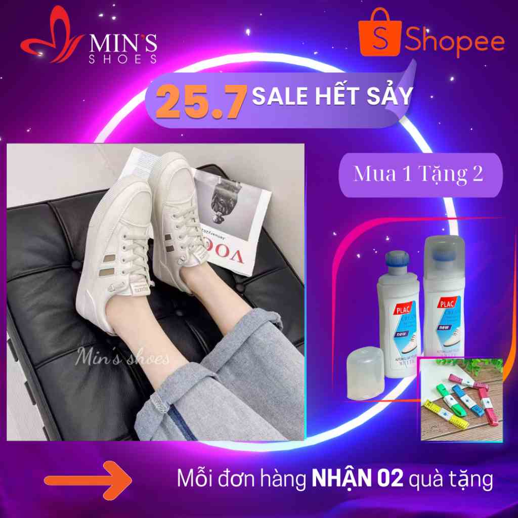 (MUA 1 TẶNG 2 - DUY NHẤT 25-27/07) Mins Shoes - Giày Thể Thao Đa Năng Cao Cấp TT202 (From Ôm Chân Nên Tăng Size)