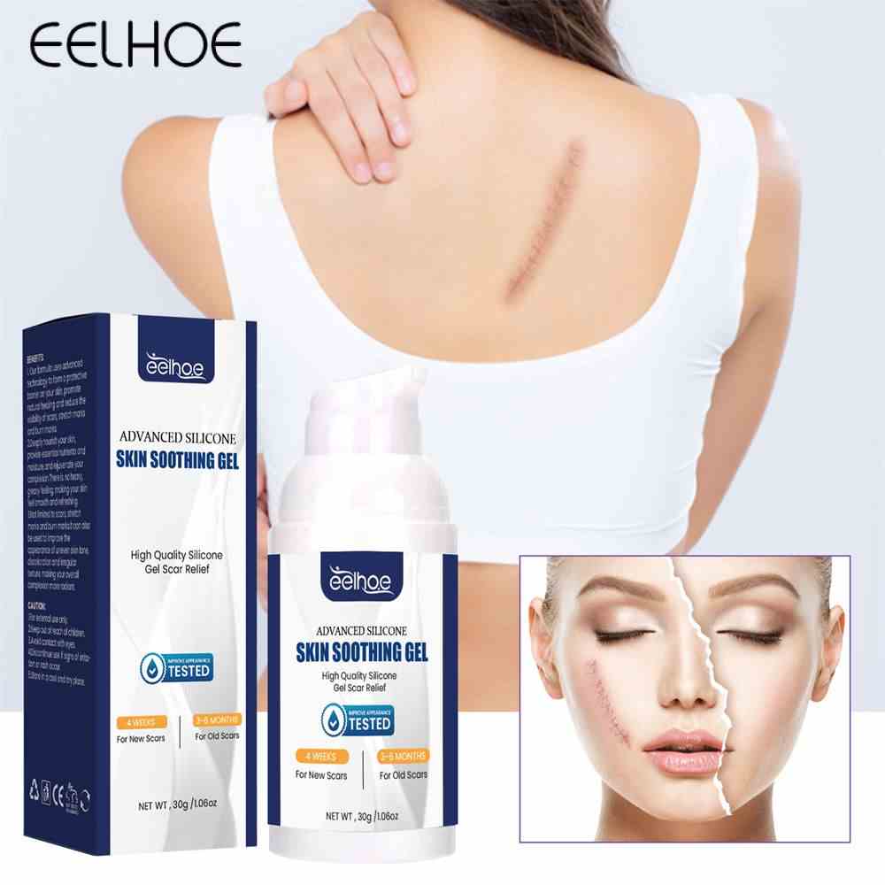 EELHOE Scar Desalination Gel Sẹo Sửa chữa Phẫu thuật Sẹo Mang thai Làm mịn Gel Chăm sóc Da -ampere