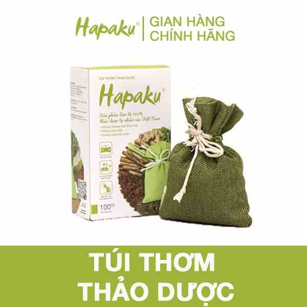 Combo giá tốt 2 Túi Thơm Tự Nhiên Hút Mùi, Khử Mùi - 100% Nguyên Liệu Thảo Dược Hapaku