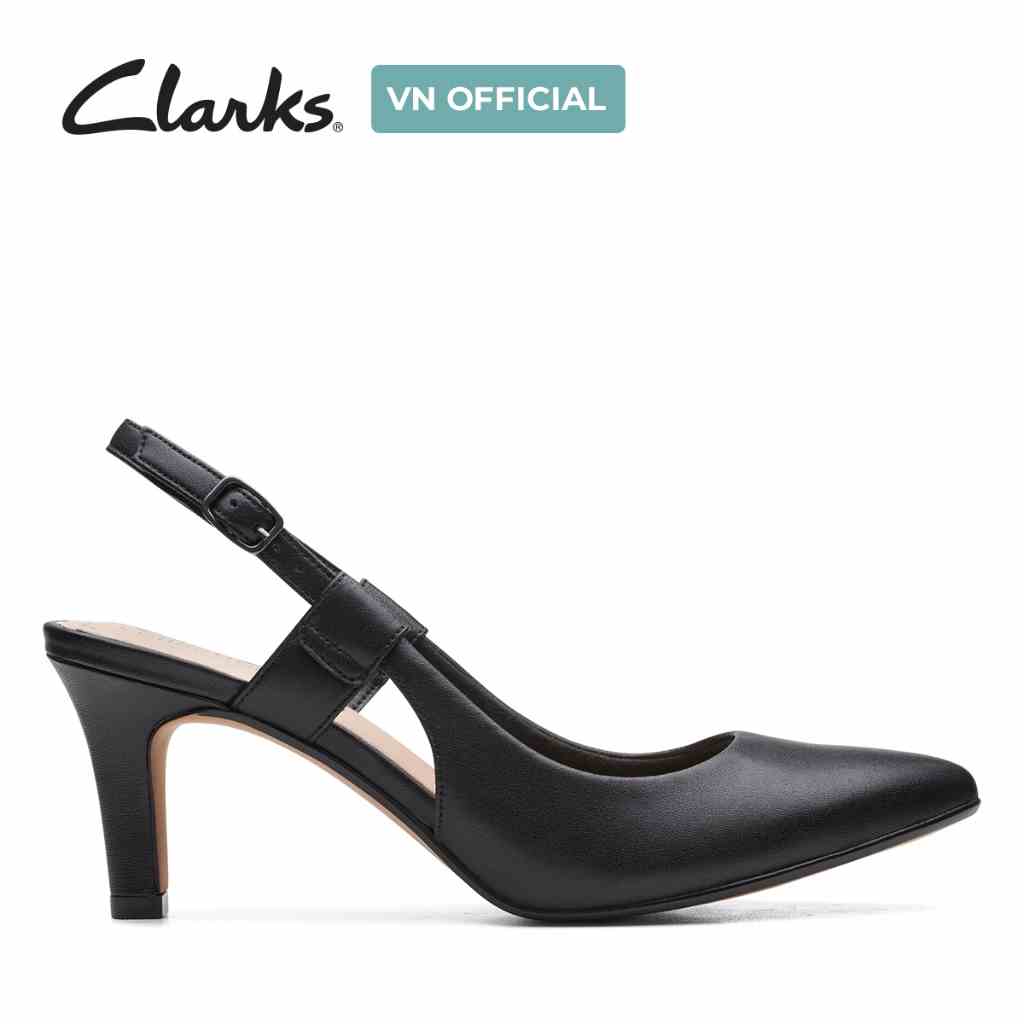 [Mã BMLTA35 giảm đến 35K đơn 99K] Giày Cao Gót 7cm Da Nữ Clarks Illeana Sky màu đen