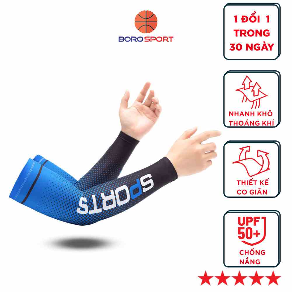 Bao găng tay chống nắng , chống UV Cleacco SPORT , vải thoáng khí co giãn 4 chiều , Găng tay chống nắng chạy bộ , xe đạp