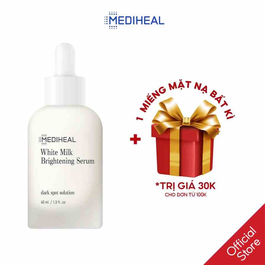 Tinh Chất Dưỡng Da Dạng Sữa, Làm Da Tươi Tắn MEDIHEAL Milk Brightening Serum 40ml